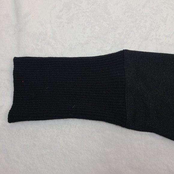 David Pond Houndstooth Black Front Full Zipper Long Sleeved Dress Size 16 - Picture 9 of 9